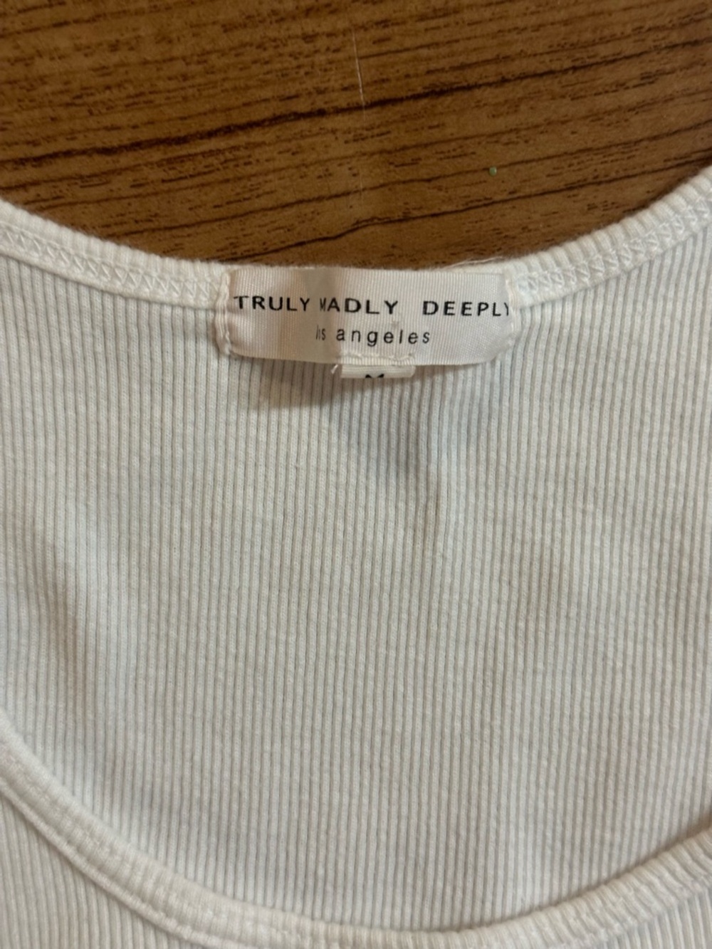 Truly Madly Deeply Sun Ribbed  Cropped Tank Top - Picture 5 of 8